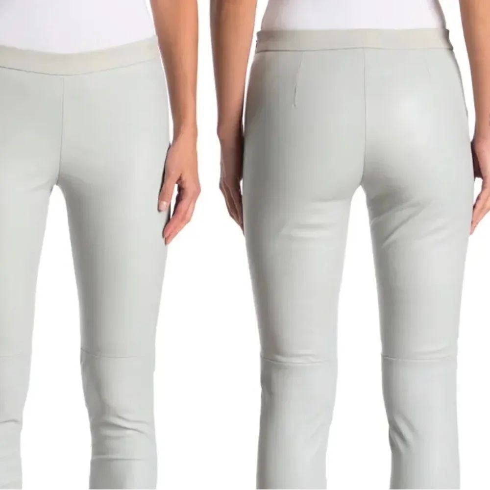 Akris Fria Leather Pants  10 NWT
